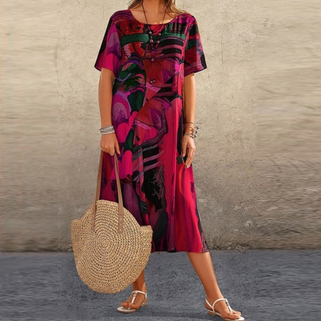 Heidi-Mode | Lässiges Plus-Size Bindekleid