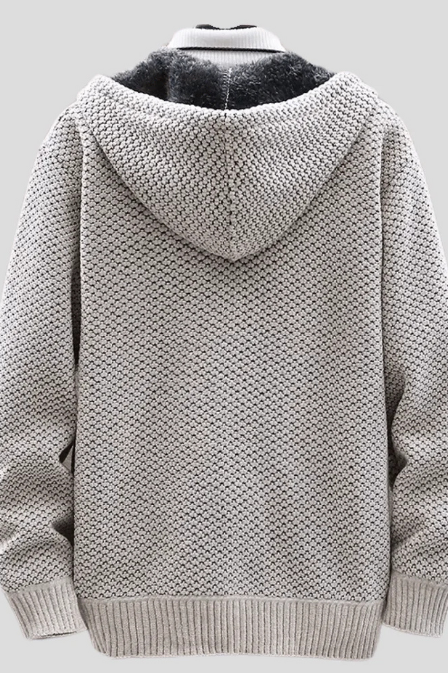 Henry Strick-Hoodie | Hellgrau