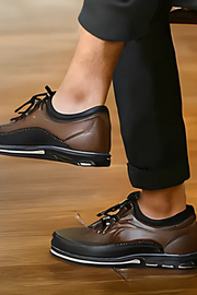 Bertholdt Eleganter Herrenschuh für Alltag & Komfort | Braun