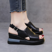 Schwarze Sandalen