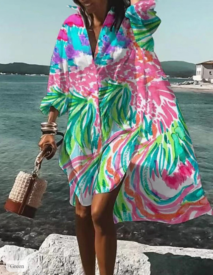 Lara - buntes sommerfreizeitkleid