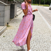 Arna - kleid mit blumendruck frühjahr/sommer