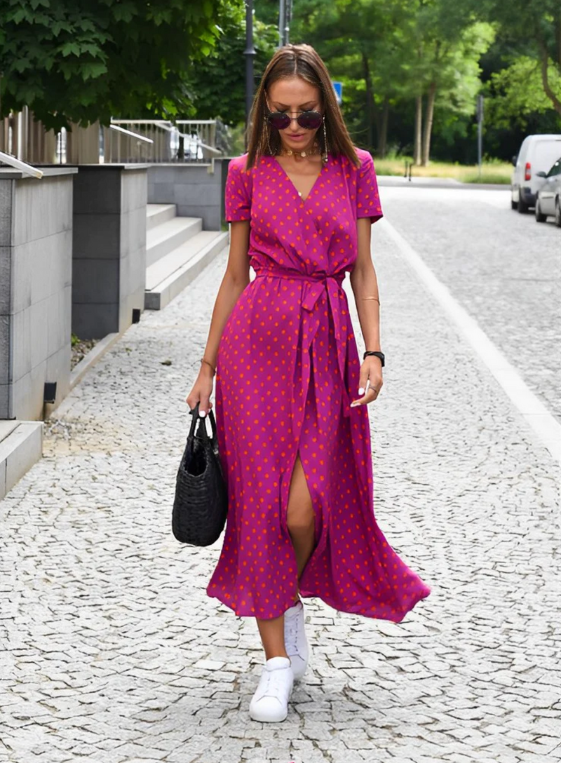 Arna - kleid mit blumendruck frühjahr/sommer