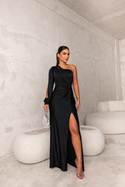 Dorie™ - Asymmetrisches Kleid mit Langem Schlitz