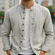 Aick - Sommerhemd für Herren im langen, modischen Design