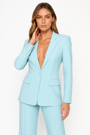 Elegantes Damen Zweiteiler Blazer-Set – Maßgeschneiderte Passform, Vielseitige Farben