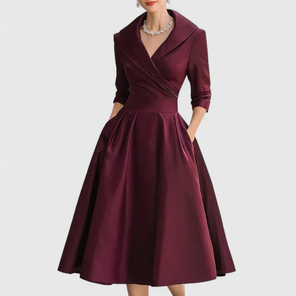 Liudmila – Formelles Midi Kleid