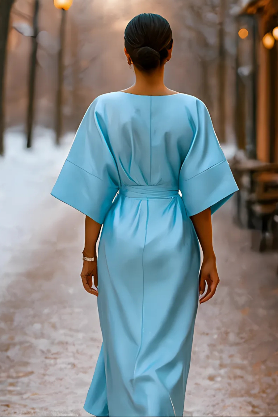 Anne Langes Abendkleid | Minze