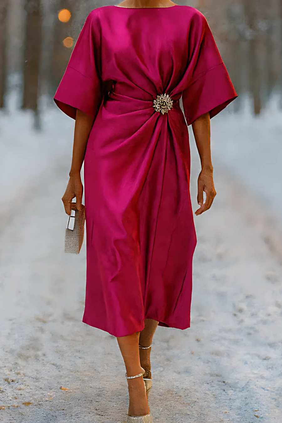 Anne Langes Abendkleid | Rosa