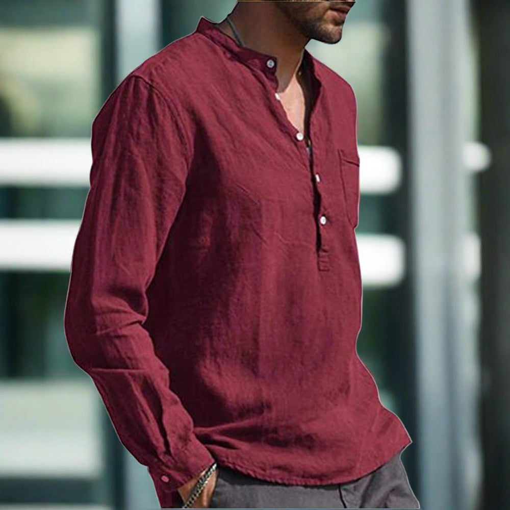 Cyrano | Schlankes Leinen-Komfort-Hemd