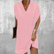 Melanie | Lässiges Sommerkleid mit V-Ausschnitt