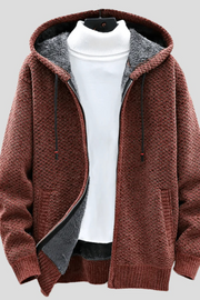 Henry Strick-Hoodie | Braun