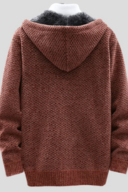 Henry Strick-Hoodie | Braun