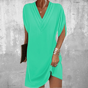Melanie | Lässiges Sommerkleid mit V-Ausschnitt