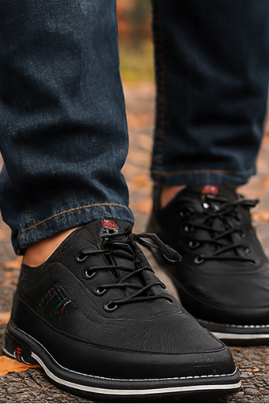 Bertholdt Eleganter Herrenschuh für Alltag & Komfort | Schwarz