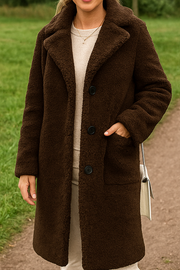 Jess Teddy Mantel | Dunkelbraun