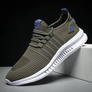Herren Alle Jahreszeiten Mesh Laufsneaker mit Schnürverschluss