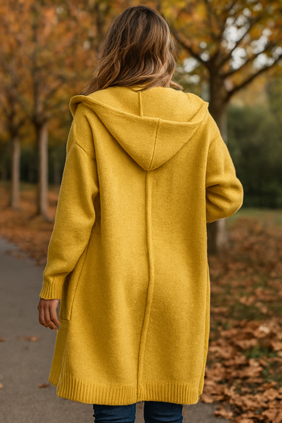Darienne Komfortabler Cardigan | Gelb
