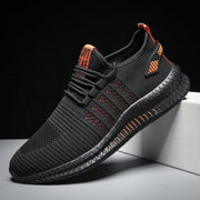Herren Alle Jahreszeiten Mesh Laufsneaker mit Schnürverschluss