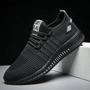 Herren Alle Jahreszeiten Mesh Laufsneaker mit Schnürverschluss