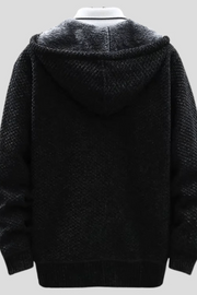 Henry Strick-Hoodie | Schwarz