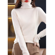 Heidi-Mode | Luxe Cashmere Pullover Damen Weicher Rollkragenpullover, Warm & Stilvoll