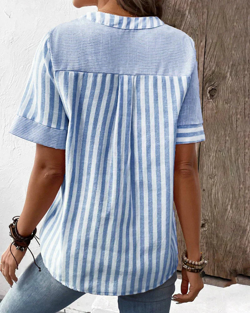 Mila | Elegante gestreifte Bluse