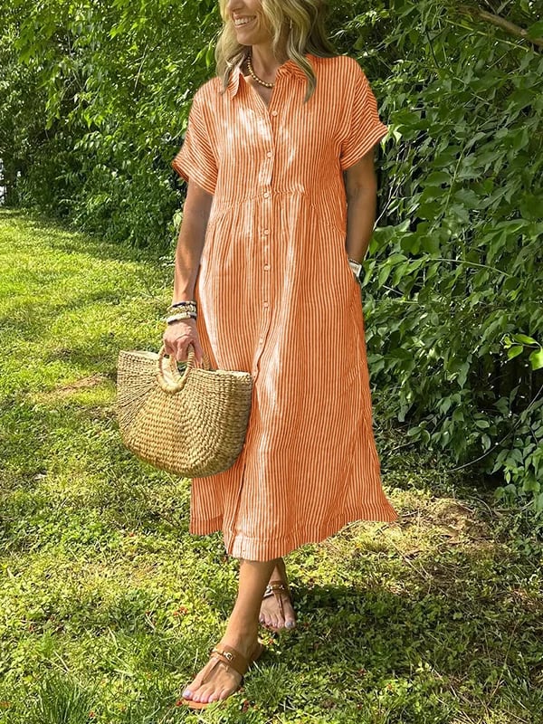Nadja | Elegantes Maxi-Hemdkleid mit sanfter Haptik