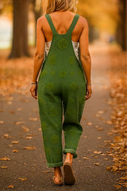 Mayah Künstlerischer Overall-Jumpsuit | Grün