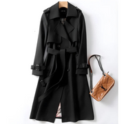 Allegra Eleganter Trenchcoat für zeitlose Auftritte | Schwarz