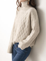 Sarah | Damen Rollkragenpullover für den Frühling