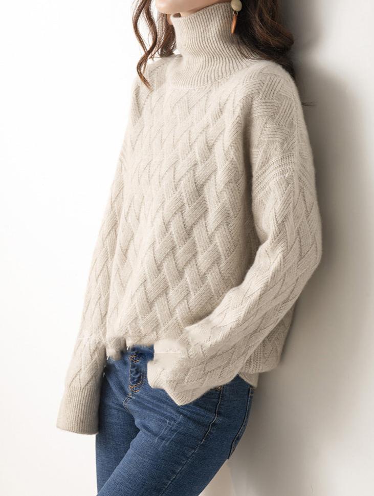 Sarah | Damen Rollkragenpullover für den Frühling