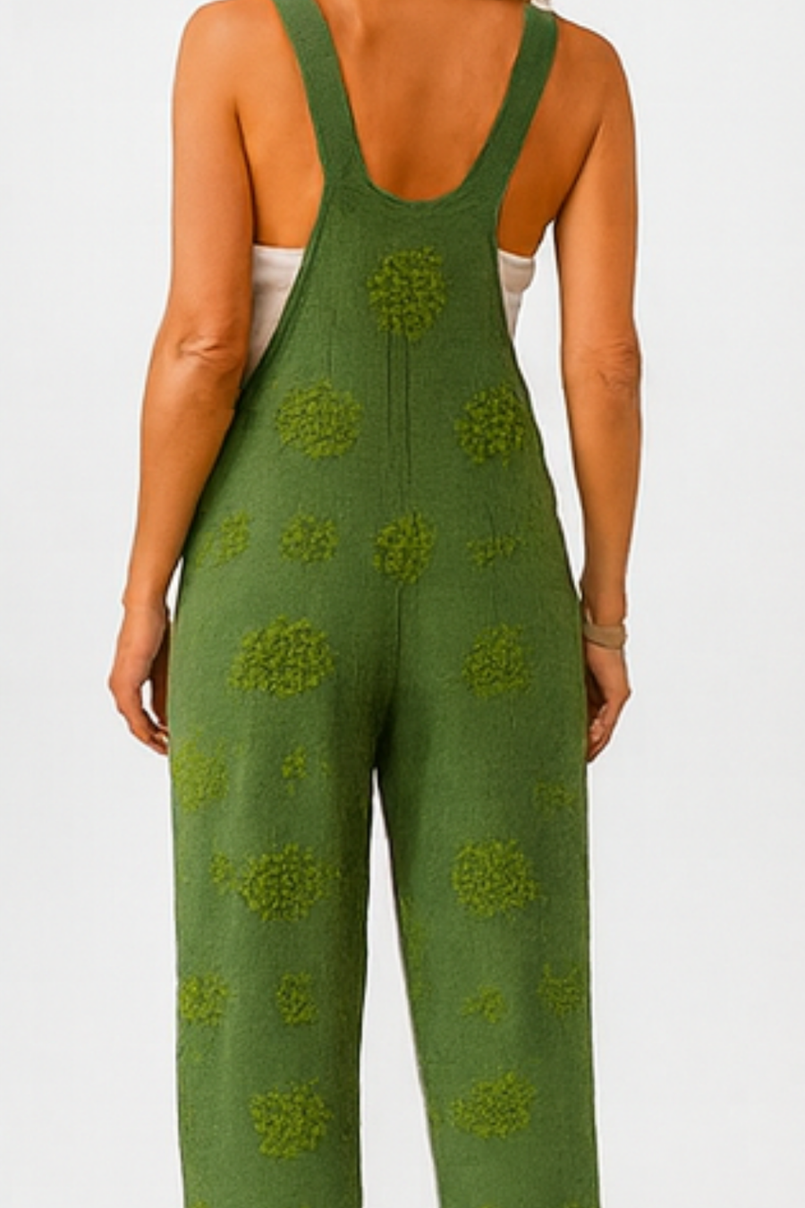 Mayah Künstlerischer Overall-Jumpsuit | Grün