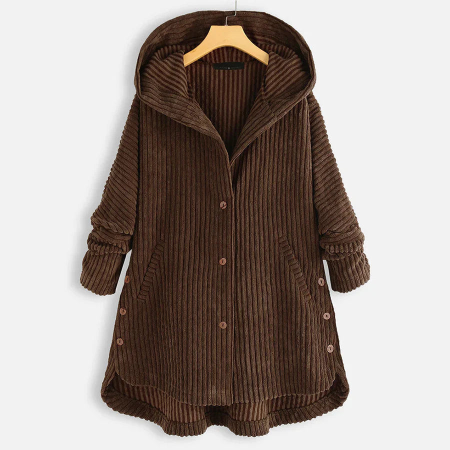 WALTER - CORDJACKE MIT KAPUZE