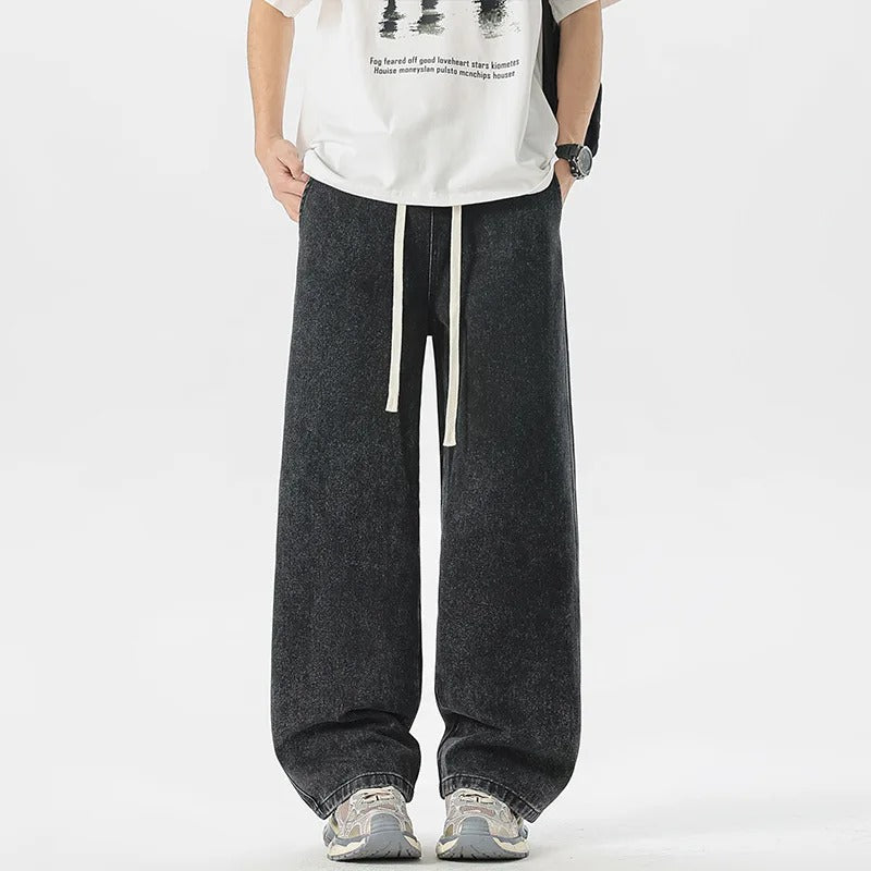 Michael | Herren Frühlings Jeans mit entspannter Passform und weitem Bein