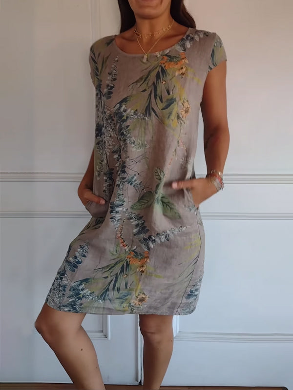 Helena | Feminin geschnittenes Kleid mit Rundhals