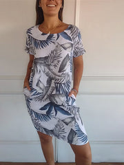 Helena | Feminin geschnittenes Kleid mit Rundhals