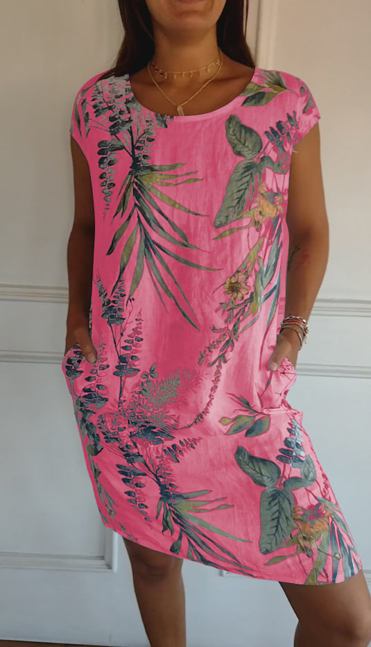 Helena | Feminin geschnittenes Kleid mit Rundhals