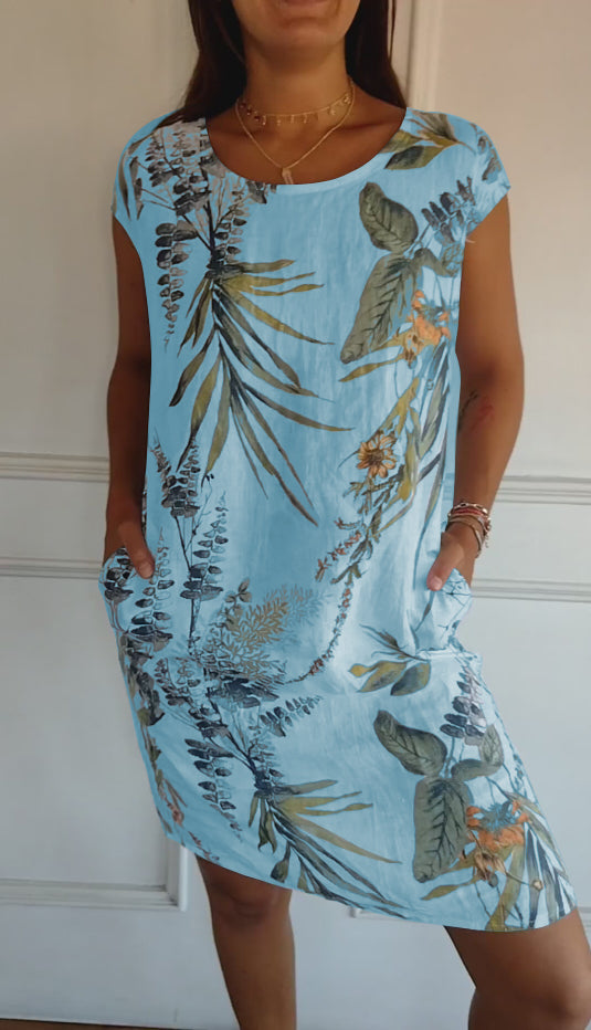 Helena | Feminin geschnittenes Kleid mit Rundhals