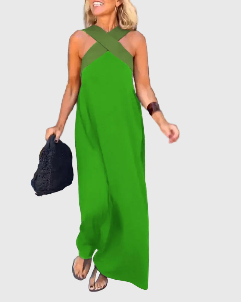Magdalena | Damen Anmutiges Fließendes Maxikleid – Maxi Kleid Fließend Elegant 2026