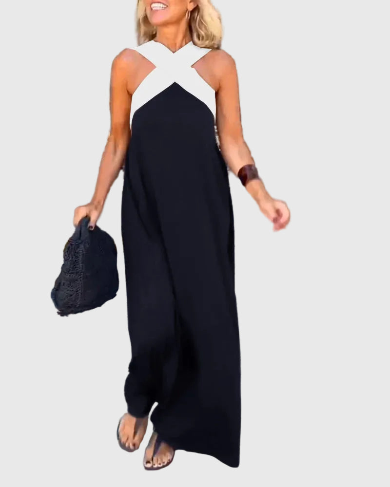 Magdalena | Damen Anmutiges Fließendes Maxikleid – Maxi Kleid Fließend Elegant 2026
