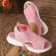 Sportliche Damensandalen mit atmungsaktivem Stoff in lässigem Stil - Natalia