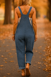 Mayah Künstlerischer Overall-Jumpsuit | Blau