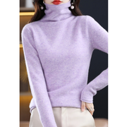 Heidi-Mode | Luxe Cashmere Pullover Damen Weicher Rollkragenpullover, Warm & Stilvoll