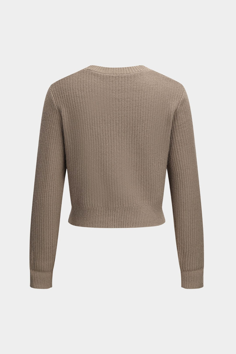 Christin | Stilvolles Strick-Dreiteiler-Set mit Cardigan, Crop-Top & Bleistiftrock