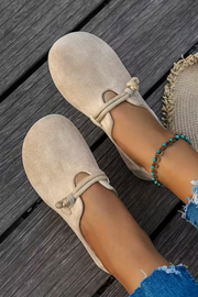 Marjorie Bequeme Slip-On Schuhe | Beige