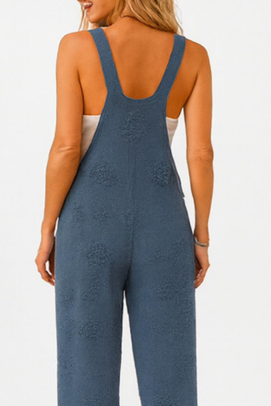 Mayah Künstlerischer Overall-Jumpsuit | Blau