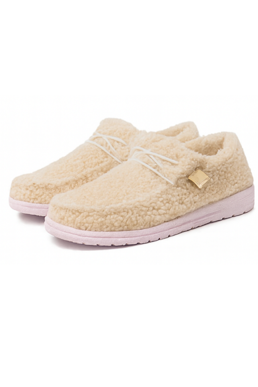 Winnie Warme Teddy Slippers | Beige