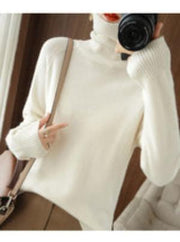 Damen Rollkragen-Winterpullover | Langarm