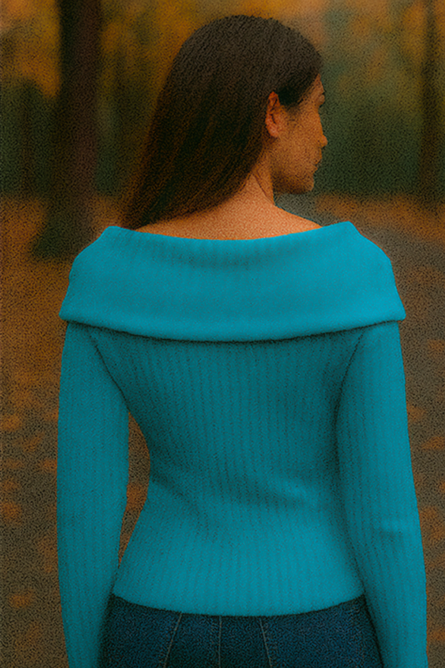 Elizah Pullover | Blaugrün